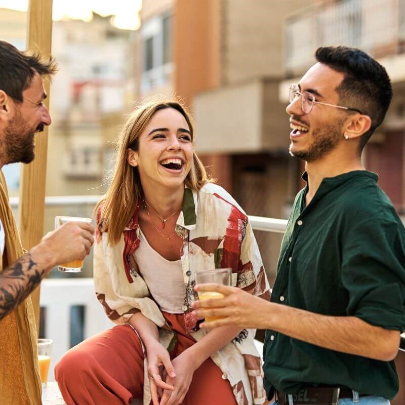 Friends Talking